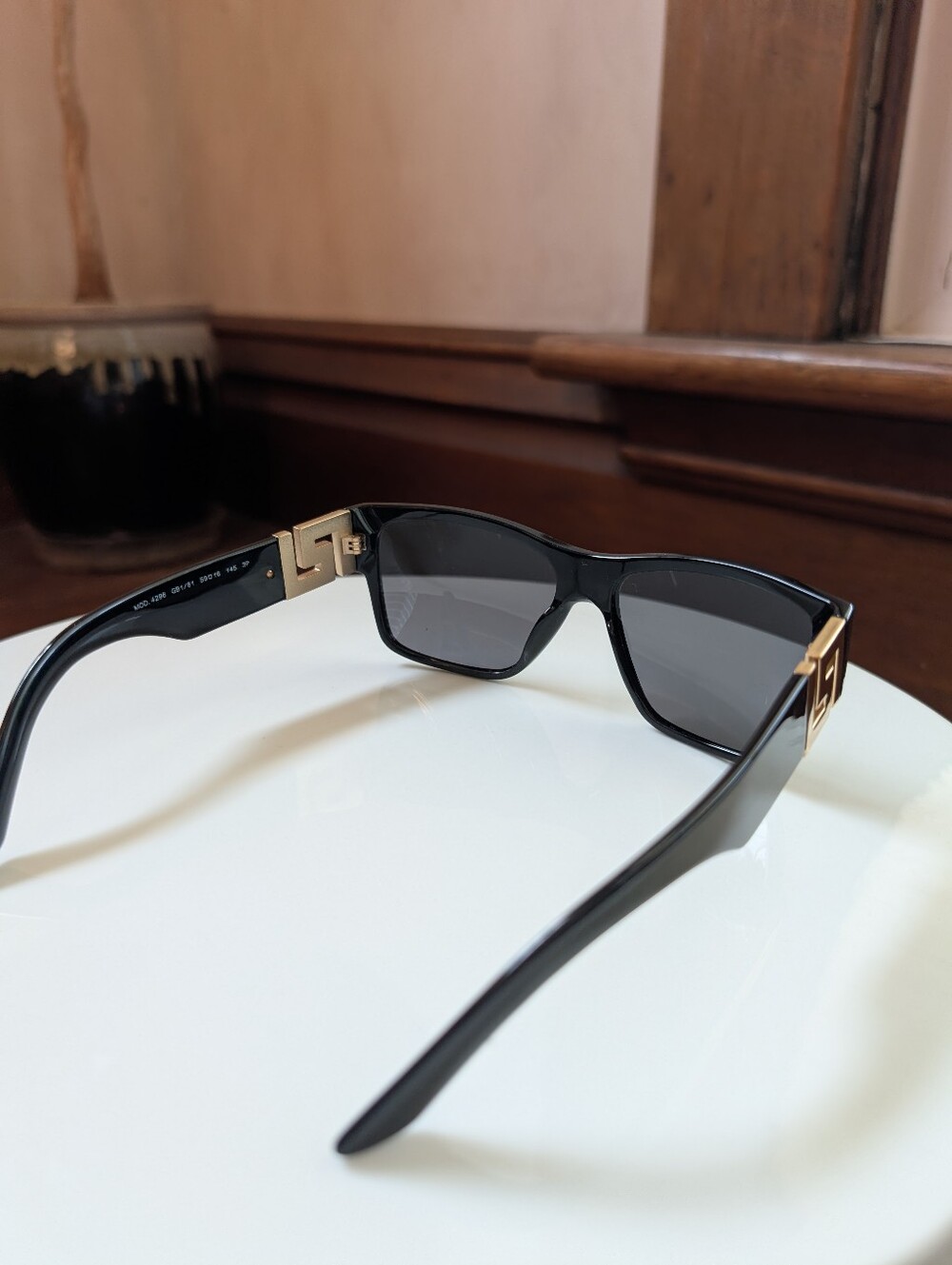Versace Black And Gold Sunglasses - Picture 6 of 12